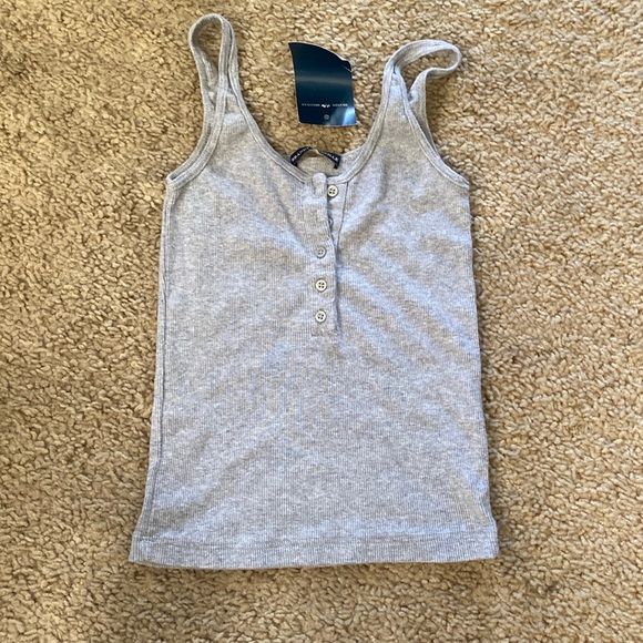 Brandy Melville Tops - Brandy melville gray Dalis tank top
